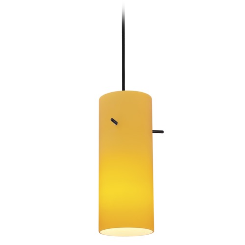Access Lighting Cylinder Oil Rubbed Bronze LED Mini Pendant by Access Lighting 28030-3C-ORB/AMB