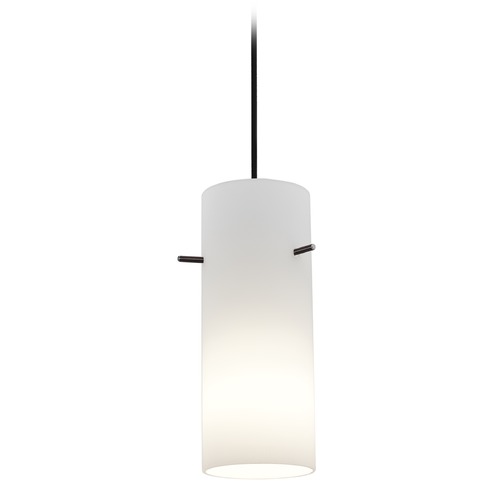 Access Lighting Cylinder Oil Rubbed Bronze LED Mini Pendant by Access Lighting 28030-3C-ORB/OPL