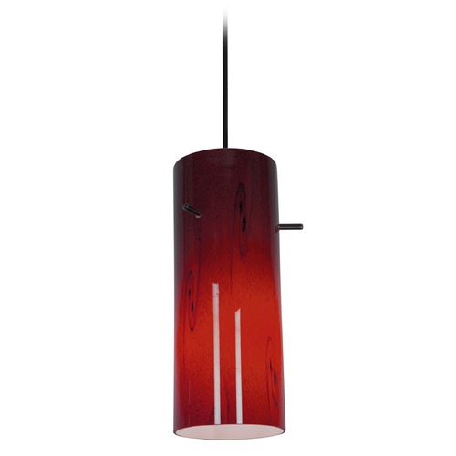 Access Lighting Cylinder Oil Rubbed Bronze LED Mini Pendant by Access Lighting 28030-3C-ORB/RED