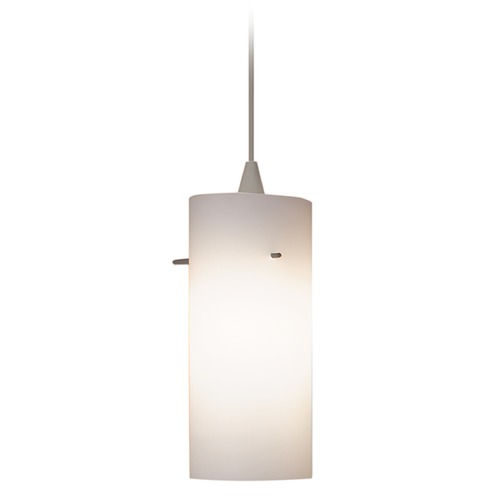 WAC Lighting Contemporary Collection Brushed Nickel Mini Pendant by WAC Lighting PLD-F4-454WT&BN