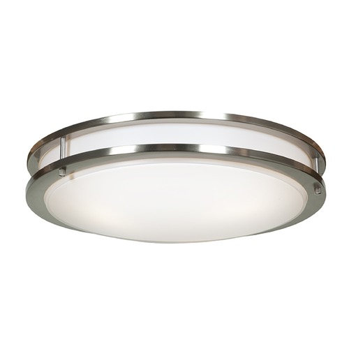 Access Lighting Solero Brushed Steel LED Flush Mount by Access Lighting 20466LEDD-BS/ACR