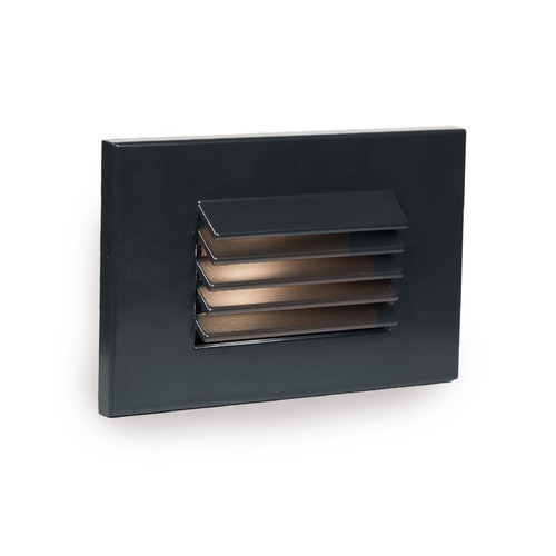 WAC Lighting LED Low Voltage Horizontal Louvered Step & Wall Light by WAC Lighting 4051-27BK