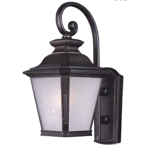 Maxim Lighting Frosted Seeded Glass LED Outdoor Wall Light Bronze by Maxim Lighting 51125FSBZ
