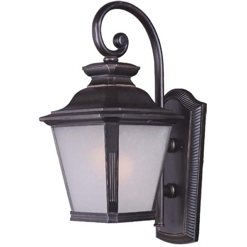 Maxim Lighting Frosted Seeded Glass LED Outdoor Wall Light Bronze by Maxim Lighting 51127FSBZ