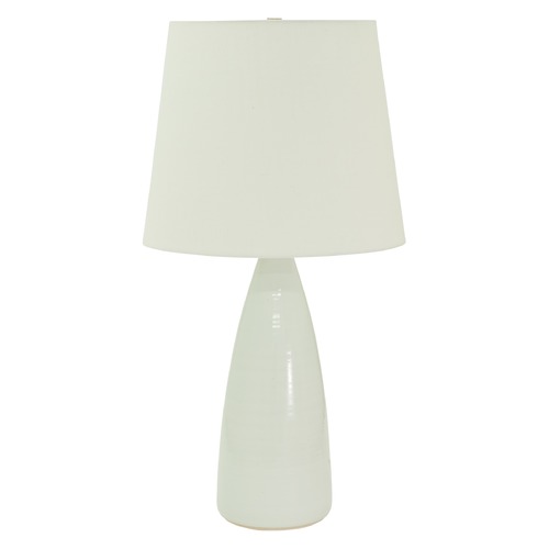 House of Troy Lighting Scatchard Stoneware White Gloss Table Lamp by House of Troy Lighting GS850-WG