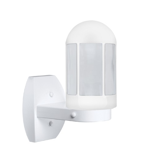 Besa Lighting Frosted Glass Outdoor Wall Light White Costaluz by Besa Lighting 315153-WALL-FR