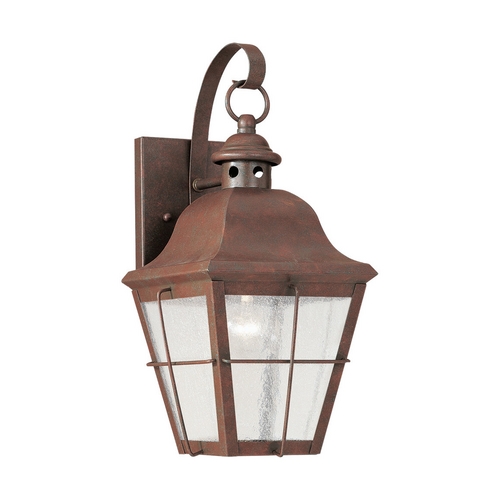 Generation Lighting Chatham Outdoor Wall Light in Weathered Copper by Generation Lighting 8462-44