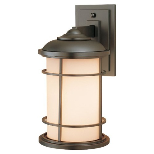 Generation Lighting Lighthouse 13.63-Inch Outdoor Wall Light in Bronze by Generation Lighting OL2201BB