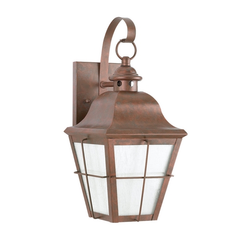 Generation Lighting Chatham Outdoor Wall Light in Weathered Copper by Generation Lighting 8462D-44