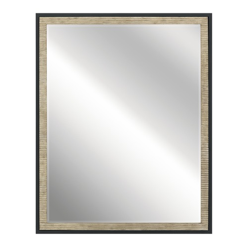 Kichler Lighting Millwright 30x24-Inch Distressed Antique Gray Mirror by Kichler Lighting 41122DAG