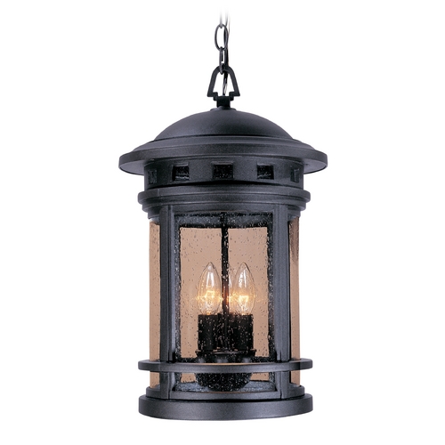 Designers Fountain Lighting Seeded Glass Outdoor Hanging Light Oil Rubbed Bronze Designers Fountain Lighting 2394-ORB