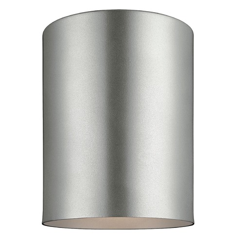 Visual Comfort Studio Collection Outdoor Cylinder Light in Painted Brushed Nickel by Visual Comfort Studio 7813801-753