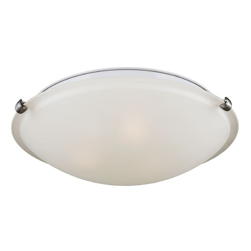 Generation Lighting 16.25-Inch Flush Mount with Brushed Nickel Clips by Generation Lighting 7543503-962