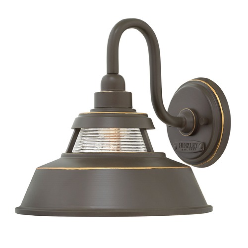 Hinkley Troyer 10-Inch Wide Outdoor Wall Light in Oil Rubbed Bronze by Hinkley Lighting 1194OZ
