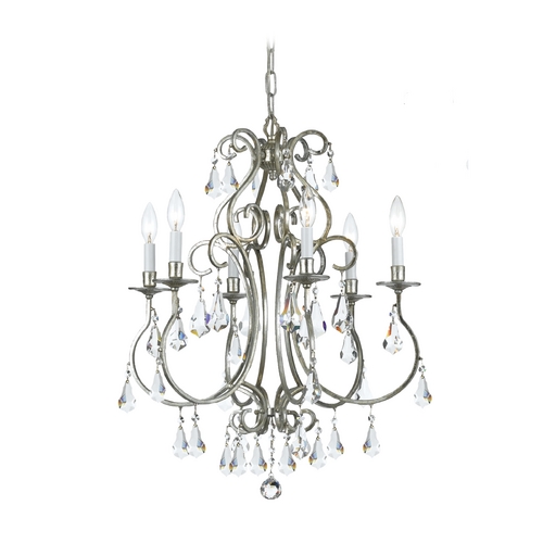 Crystorama Lighting Ashton Crystal Mini Chandelier in Gold by Crystorama Lighting 5016-OS-CL-MWP