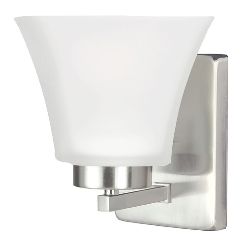 Generation Lighting Bayfield Sconce in Brushed Nickel by Generation Lighting 4111601-962