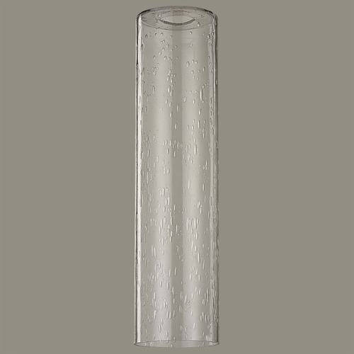 Design Classics Lighting Seeded Glass Cylinder Shade with 1-5/8 Fitter 16-Inch Tall GL1641C