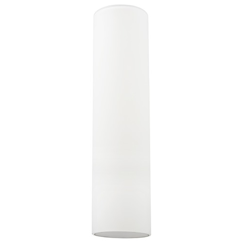 Design Classics Lighting 16-Inch Tall Cylinder White Glass Shade with 1-5/8 Fitter GL1628C