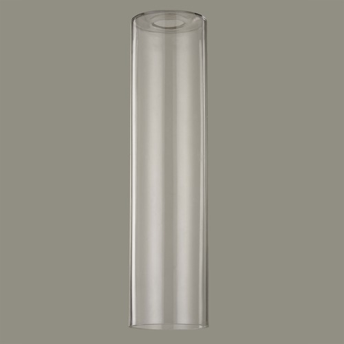 Design Classics Lighting 16-Inch Tall Cylinder Clear Glass Shade with 1-5/8 Fitter GL1640C