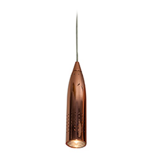 Access Lighting Odyssey Rose Gold LED Mini Pendant by Access Lighting 52001LED-RGLD