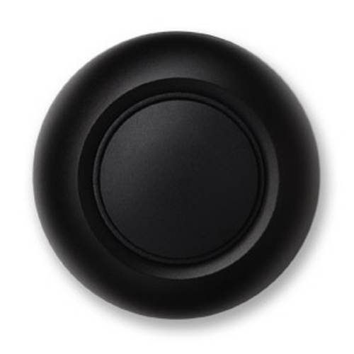 Spore True Non-Illuminated Doorbell Button in Black by Spore Doorbells TDB-N-BK