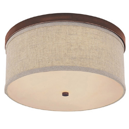 Capital Lighting Midtwon 15.75-Inch Flush Mount in Burnished Bronze by Capital Lighting 2015BB-479