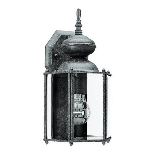 Generation Lighting Classico Outdoor Wall Light in Black by Generation Lighting 8509-12