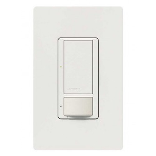 Lutron Dimmer Controls Maestro Switch/Vacancy Sensor in White MS-VPS5AM-WH-H