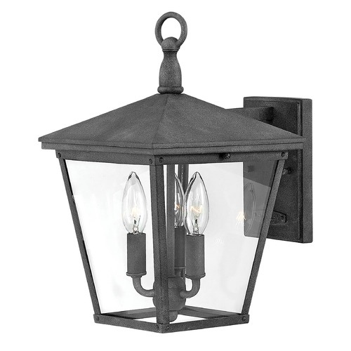 Hinkley Trellis 14.75-Inch LED Outdoor Wall Light in Aged Zinc by Hinkley Lighting 1429DZ-LL