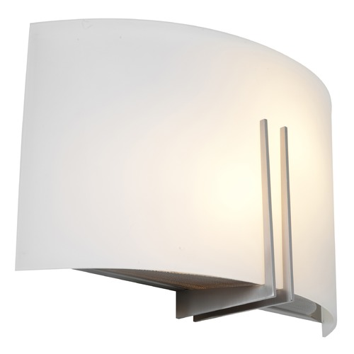 Access Lighting Prong Brushed Steel LED Sconce by Access Lighting 20447LEDD-BS/WHT