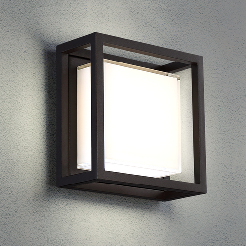 Modern Forms by WAC Lighting Framed LED Wall Light in Bronze by Modern Forms WS-W73608-BZ