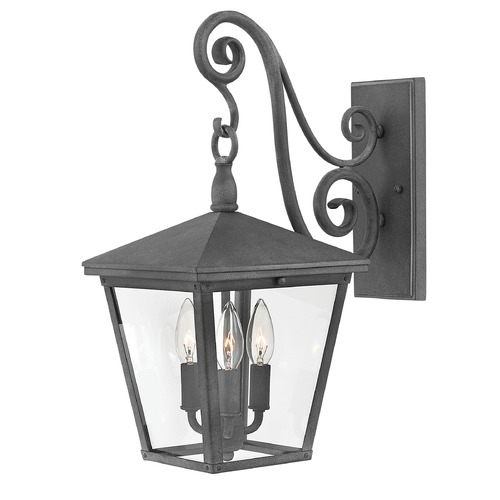 Hinkley Trellis 19.75-Inch LED Outdoor Wall Light in Aged Zinc by Hinkley Lighting 1434DZ-LL