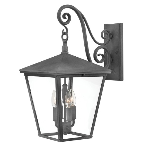Hinkley Trellis 22.50-Inch LED Outdoor Wall Light in Aged Zinc by Hinkley Lighting 1435DZ-LL
