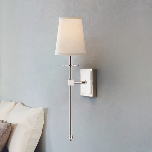 Savoy House Polished Nickel Sconce by Savoy House 9-302-1-109