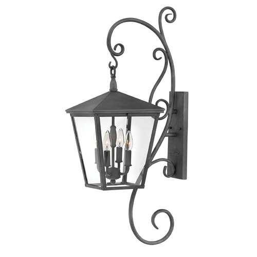 Hinkley Trellis 35.75-Inch LED Outdoor Wall Light in Aged Zinc by Hinkley Lighting 1436DZ-LL