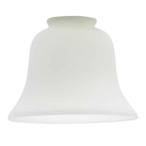 Design Classics Lighting Fuse Satin White Bell Shade Glass by Design Classics G9110
