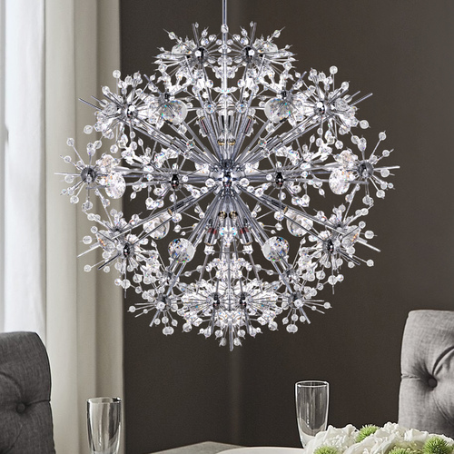 Maxim Lighting Starfire 18-Light Chandelier in Chrome with Crystal Beads by Maxim Lighting 39746BCPC