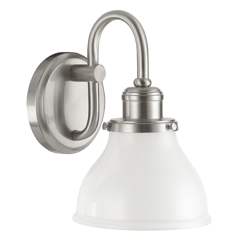 Capital Lighting Baxter Bathroom Sconce in Brushed Nickel by Capital Lighting 8301BN-128