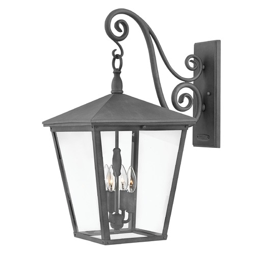 Hinkley Trellis 26.25-Inch LED Outdoor Wall Light in Aged Zinc by Hinkley Lighting 1438DZ-LL