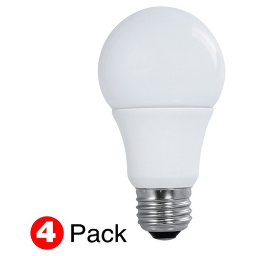 Satco Lighting 9.5W LED A19 Light Bulb 2700K Non-Dimmable (4-Pack) by Satco Lighting S39596