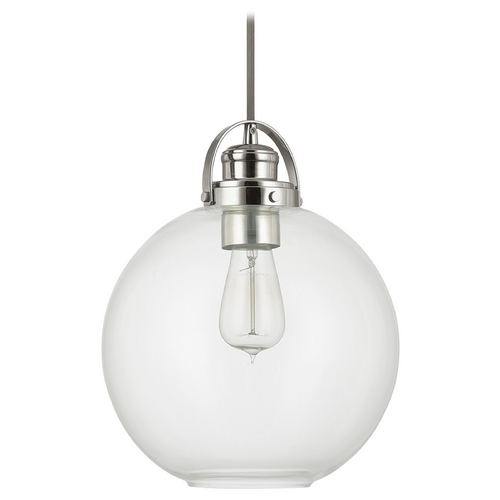 Capital Lighting Dean 10.25-Inch Pendant in Polished Nickel by Capital Lighting 4641PN-136