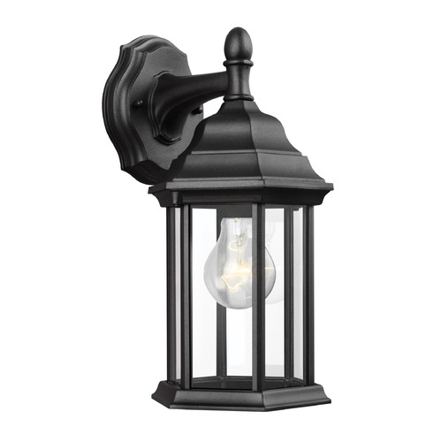 Generation Lighting Sevier 12.50-Inch Outdoor Wall Light in Black by Generation Lighting 8338701-12