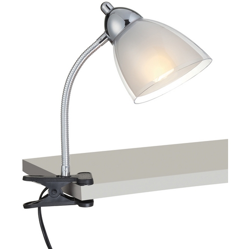 Lite Source Selika Clamp Desk Lamp LS-21613C/WHT