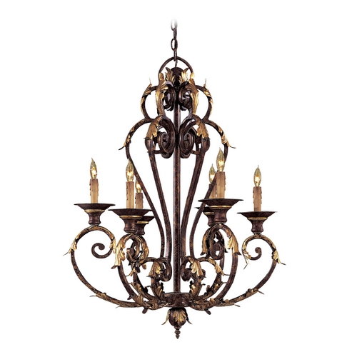 Metropolitan Lighting Chandelier in Golden Bronze Finish N6235-355