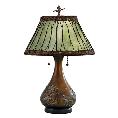 Quoizel Lighting Highland Table Lamp in Bronze by Quoizel Lighting MC120T