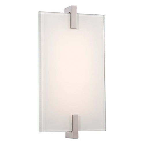George Kovacs Lighting Hooked LED Wall Sconce in Polished Nickel by George Kovacs P1110-613-L