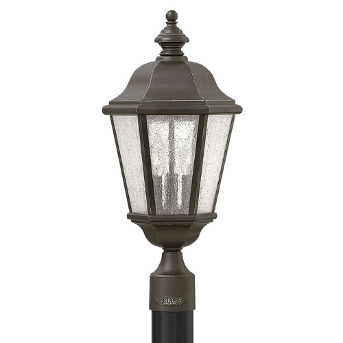 Hinkley Oil Rubbed Bronze LED Post Light 3 Lt 21.25 Inches Tall by Hinkley 1671OZ-LL