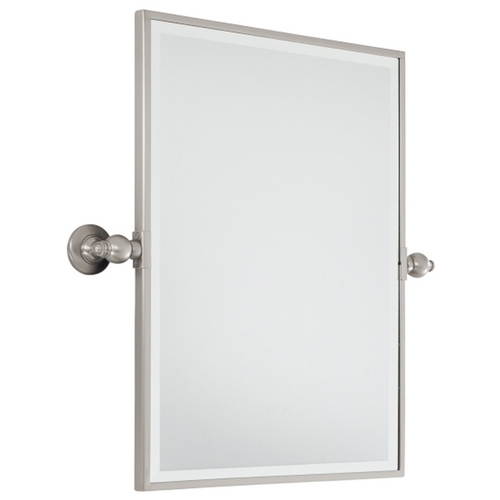Minka Lavery 18x24-Inch Square Pivoting Mirror in Brushed Nickel by Minka Lavery 1440-84