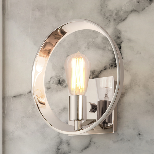 Quoizel Lighting Uptown Theater Row Sconce in Imperial Silver by Quoizel Lighting UPTR8701IS