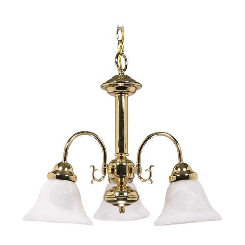 Nuvo Lighting Mini Chandelier in Polished Brass by Nuvo Lighting 60/186